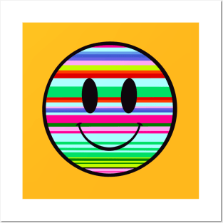 Serape Happy Face Posters and Art